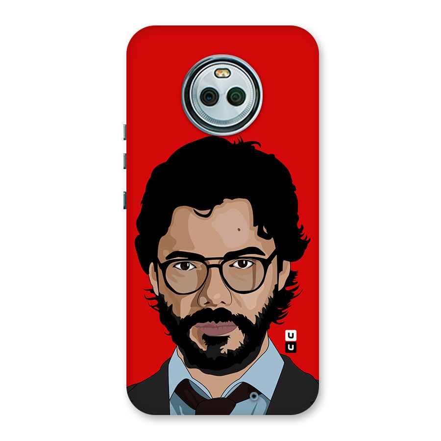 The Professor Illustration Art Back Case for Moto X4