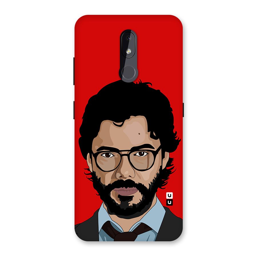 The Professor Illustration Art Back Case for Nokia 3.2
