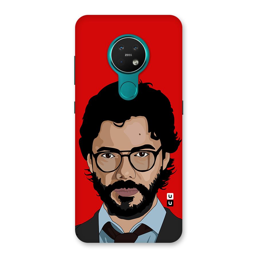 The Professor Illustration Art Back Case for Nokia 7.2