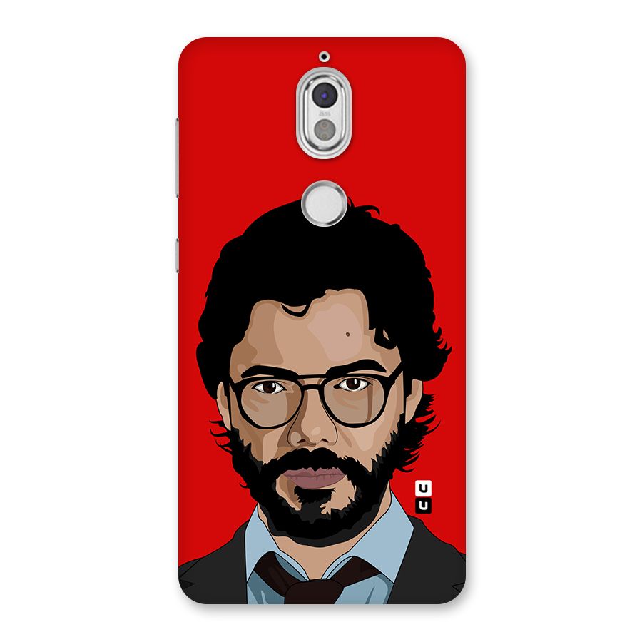 The Professor Illustration Art Back Case for Nokia 7