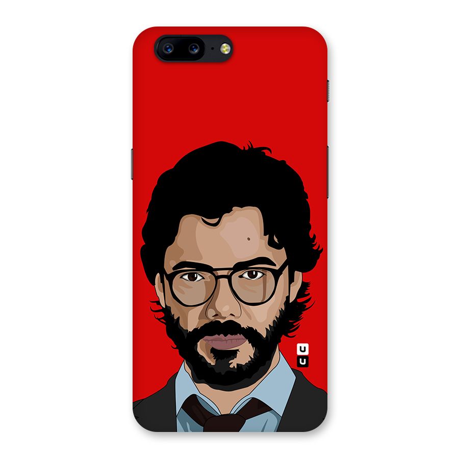 The Professor Illustration Art Back Case for OnePlus 5