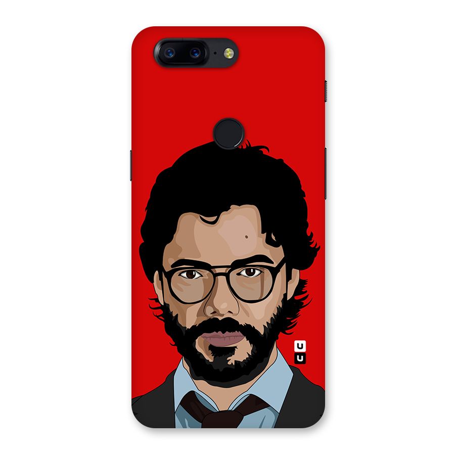 The Professor Illustration Art Back Case for OnePlus 5T
