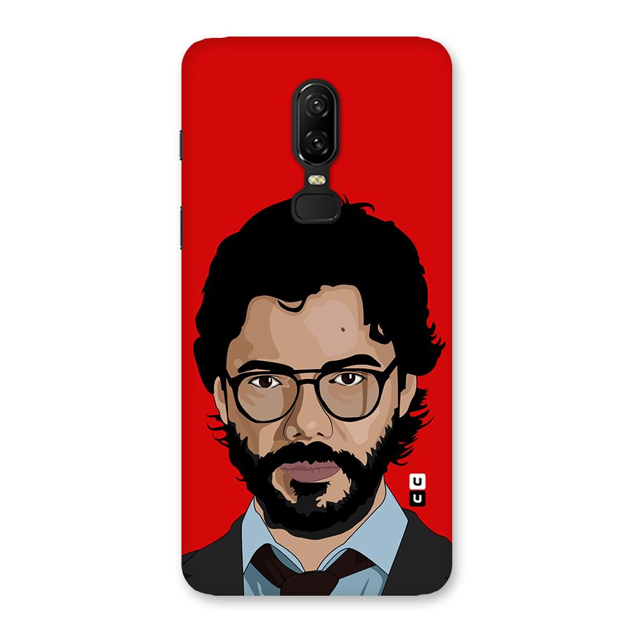 The Professor Illustration Art Back Case for OnePlus 6