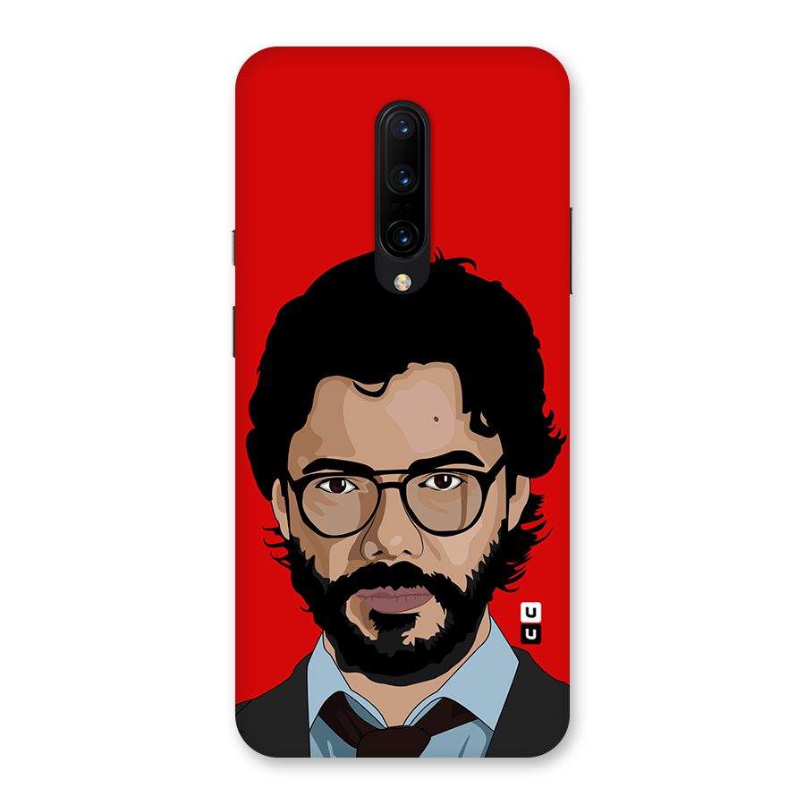 The Professor Illustration Art Back Case for OnePlus 7 Pro