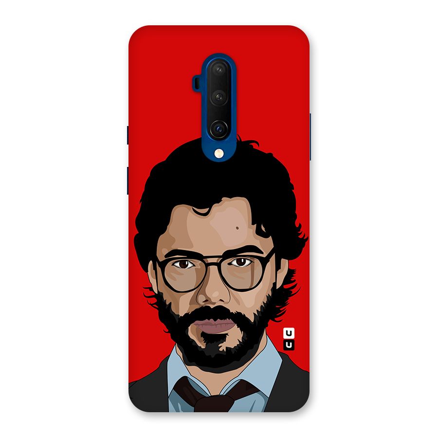The Professor Illustration Art Back Case for OnePlus 7T Pro