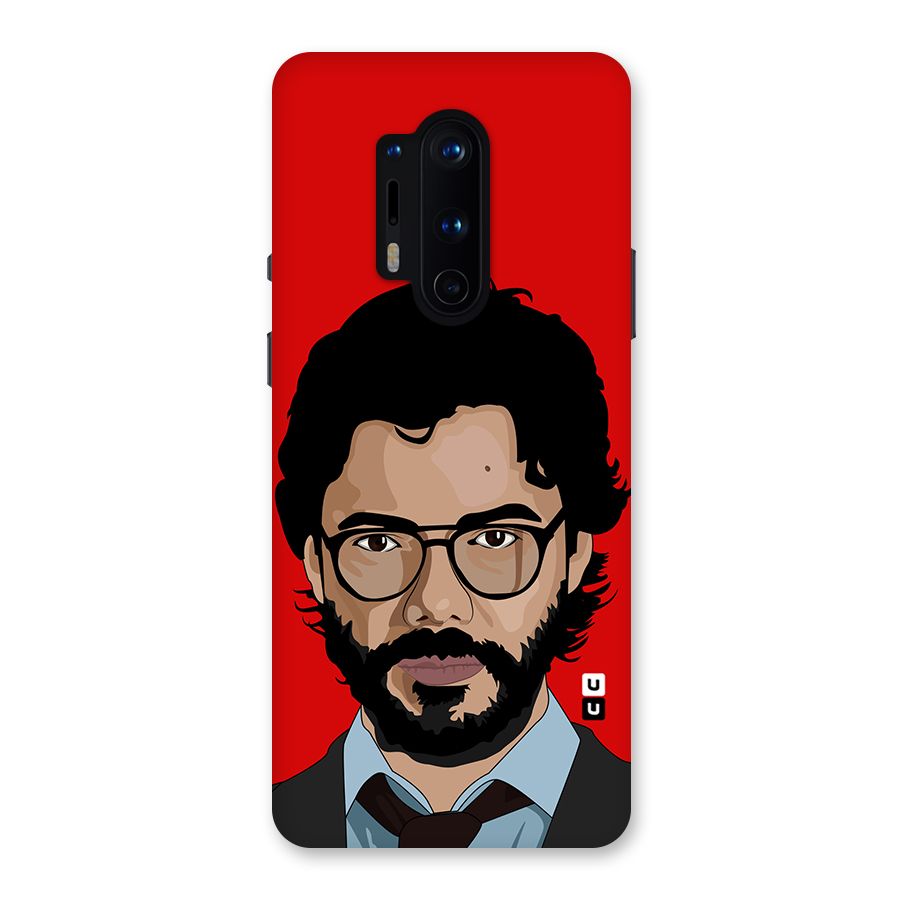 The Professor Illustration Art Back Case for OnePlus 8 Pro