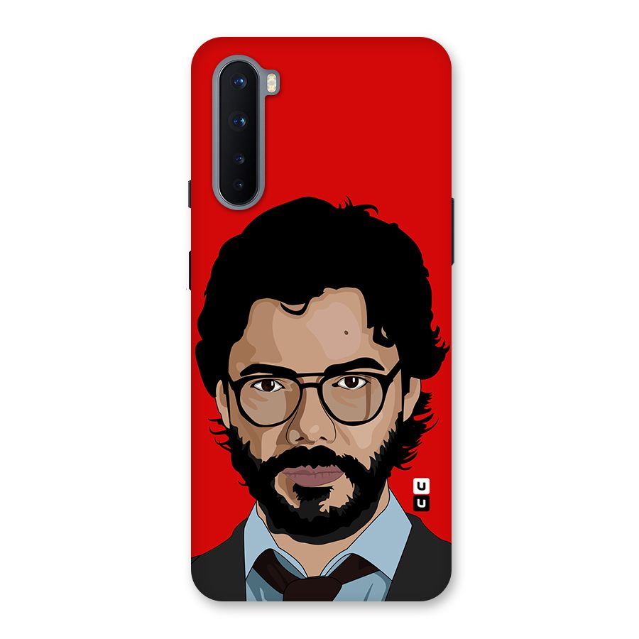 The Professor Illustration Art Back Case for OnePlus Nord