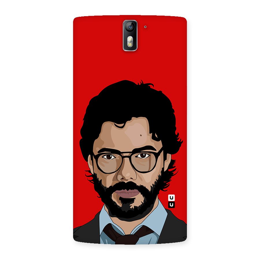 The Professor Illustration Art Back Case for One Plus One