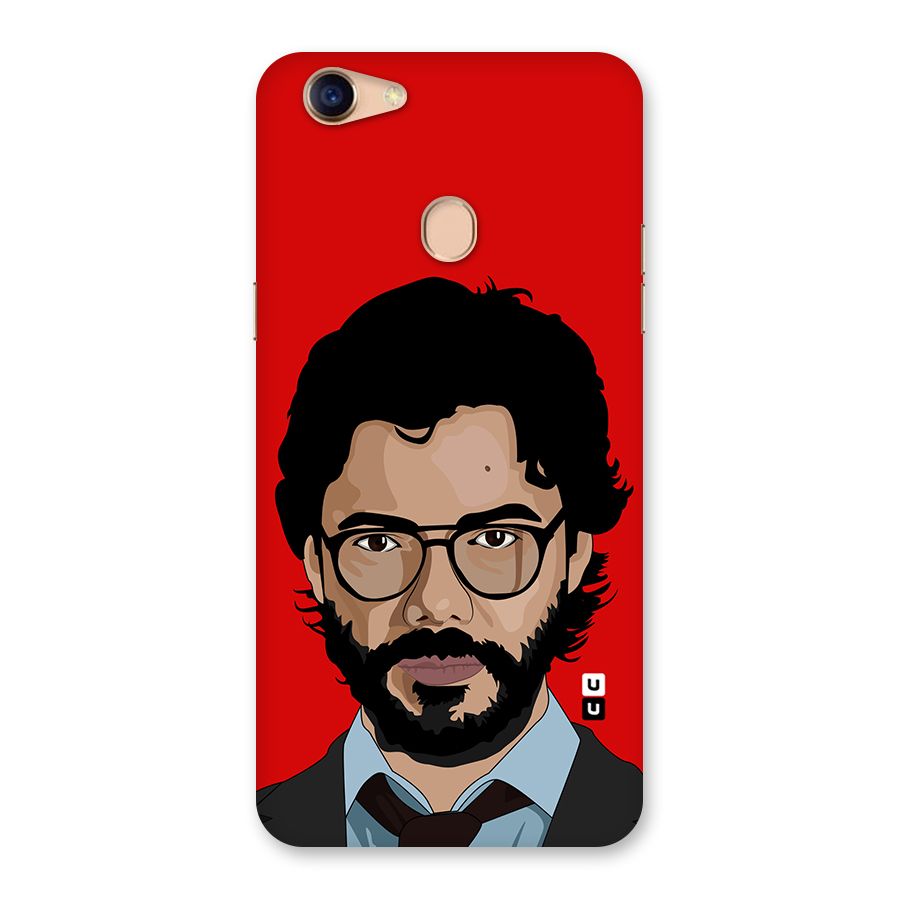 The Professor Illustration Art Back Case for Oppo F5 Youth
