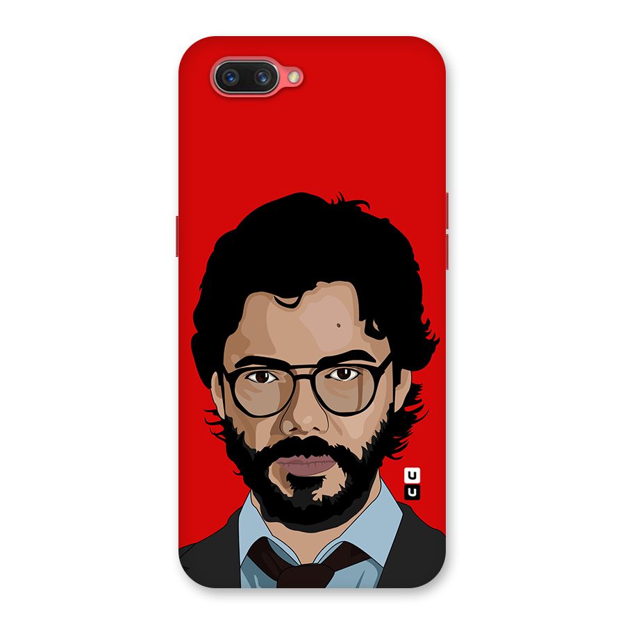 The Professor Illustration Art Back Case for Oppo A3s