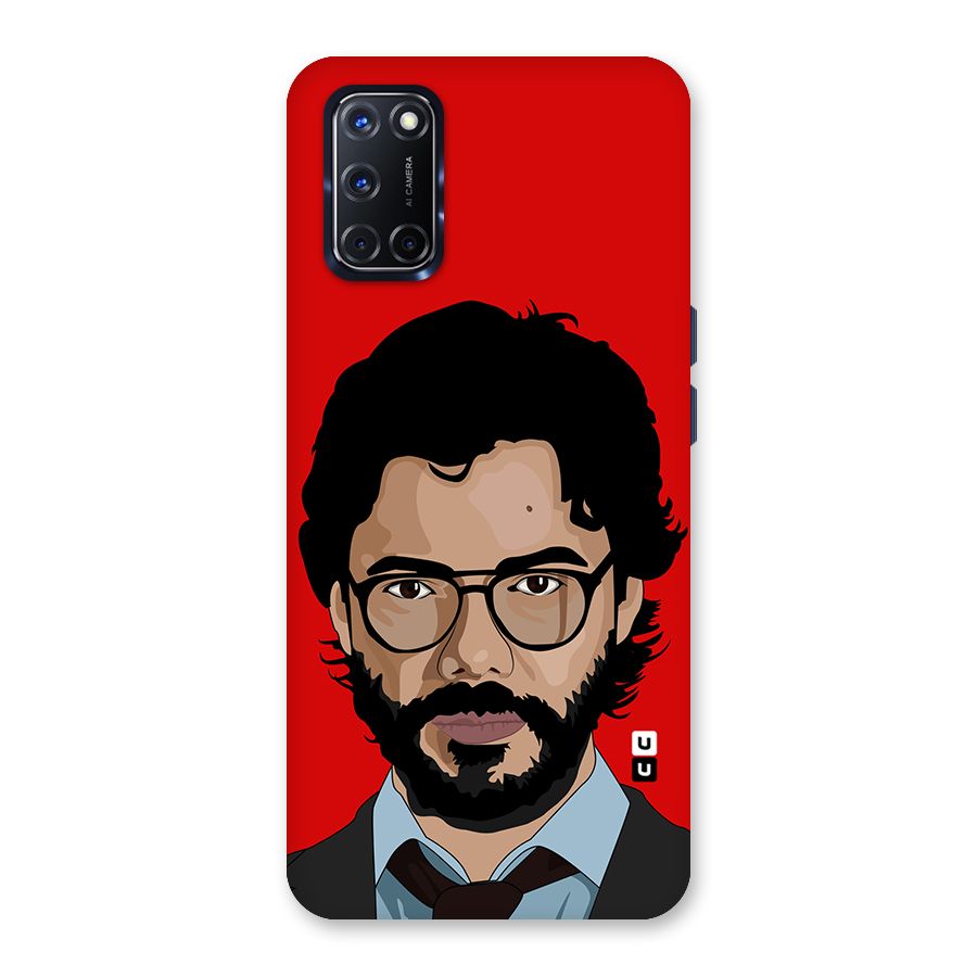 The Professor Illustration Art Back Case for Oppo A52