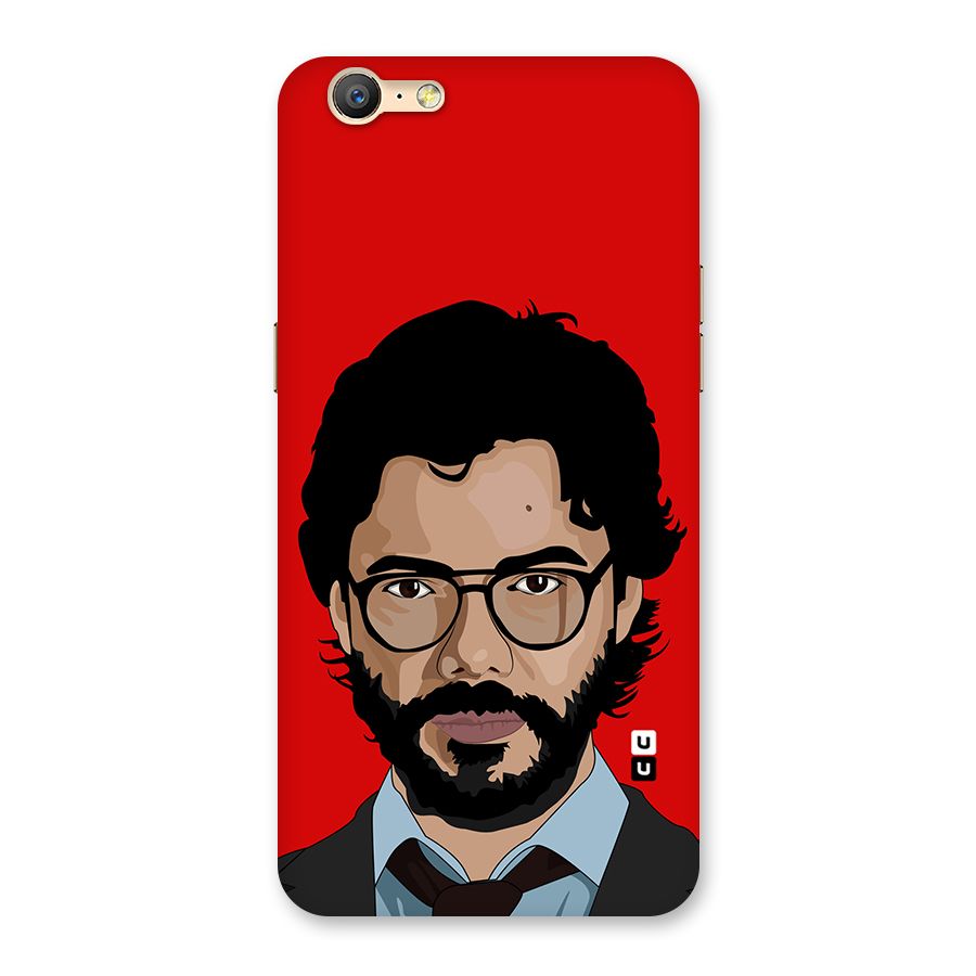 The Professor Illustration Art Back Case for Oppo A57