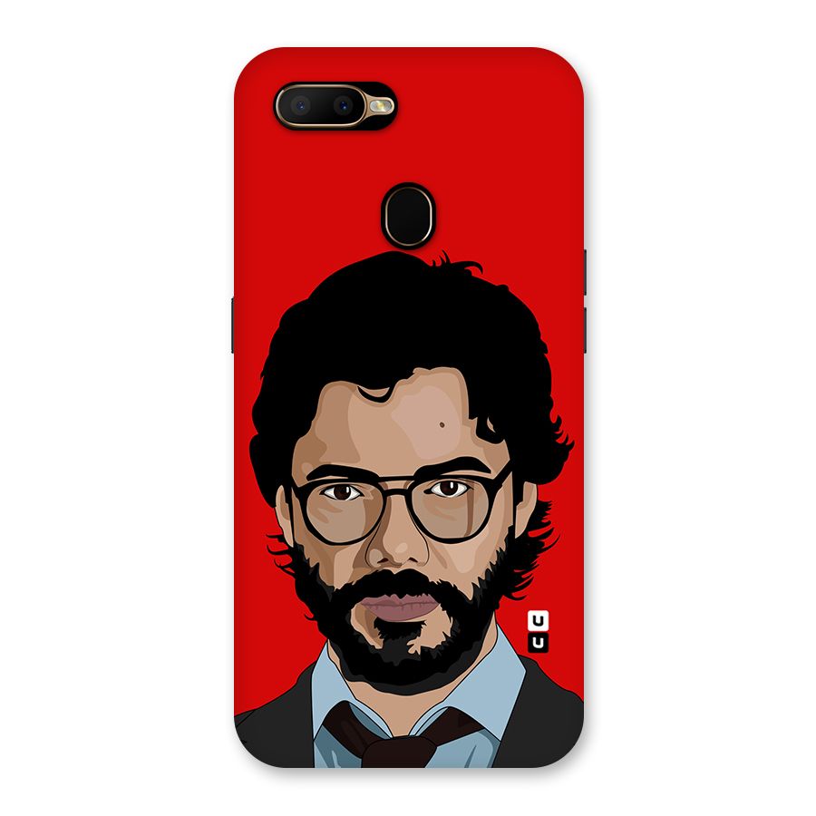 The Professor Illustration Art Back Case for Oppo A5s