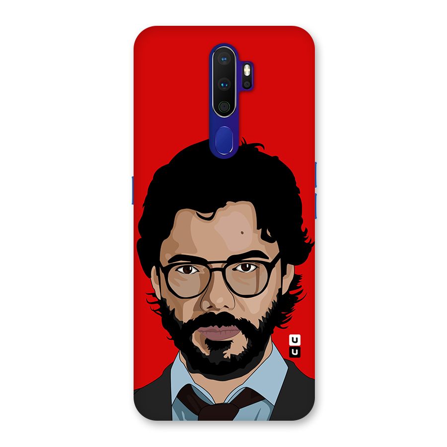 The Professor Illustration Art Back Case for Oppo A9 (2020)