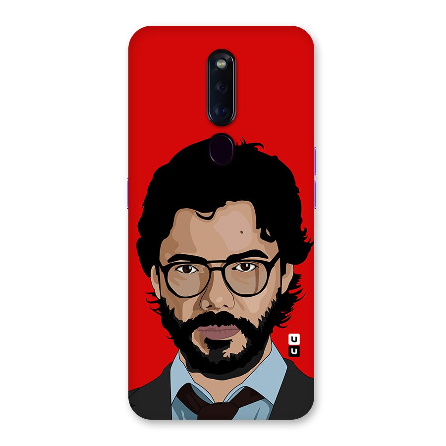 The Professor Illustration Art Back Case for Oppo F11 Pro