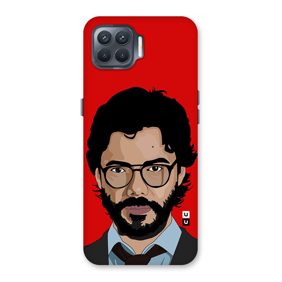 The Professor Illustration Art Back Case for Oppo F17 Pro