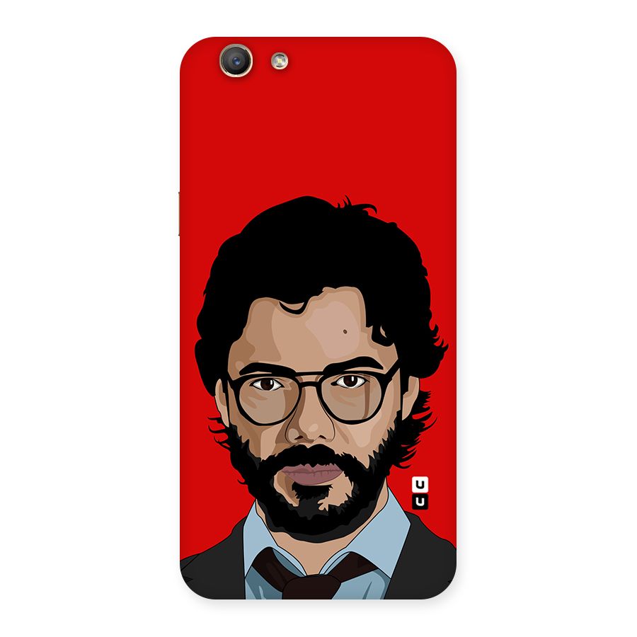 The Professor Illustration Art Back Case for Oppo F1s