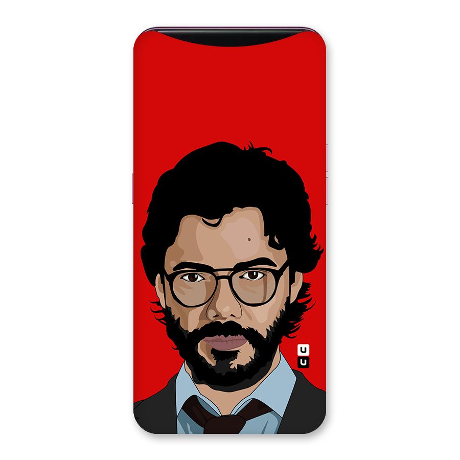 The Professor Illustration Art Back Case for Oppo Find X