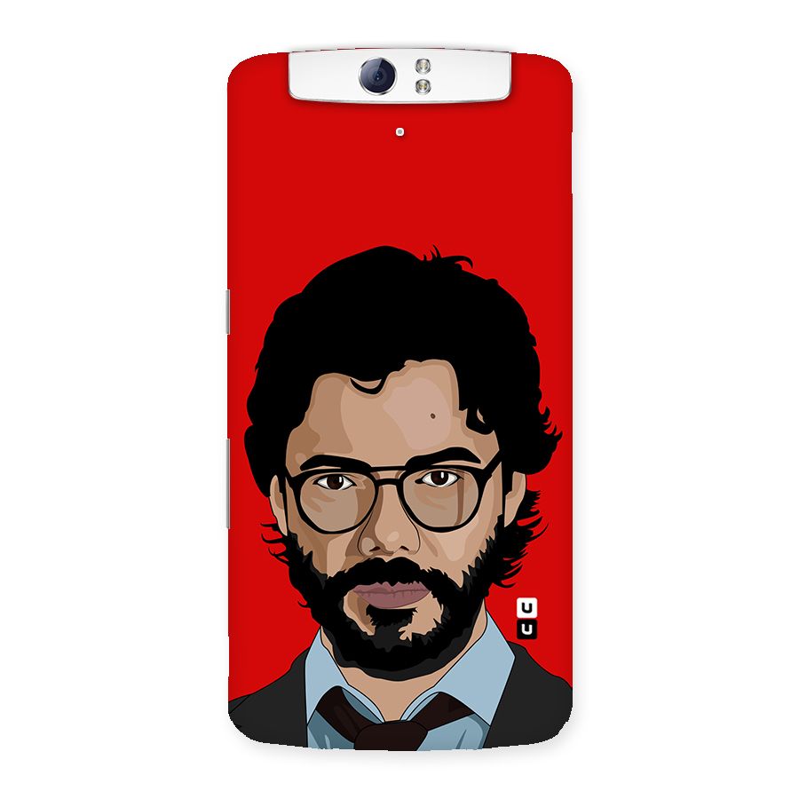 The Professor Illustration Art Back Case for Oppo N1