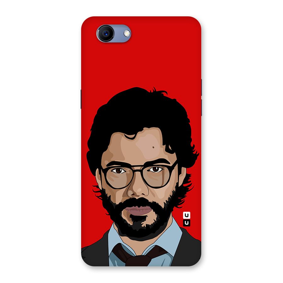 The Professor Illustration Art Back Case for Oppo Realme 1