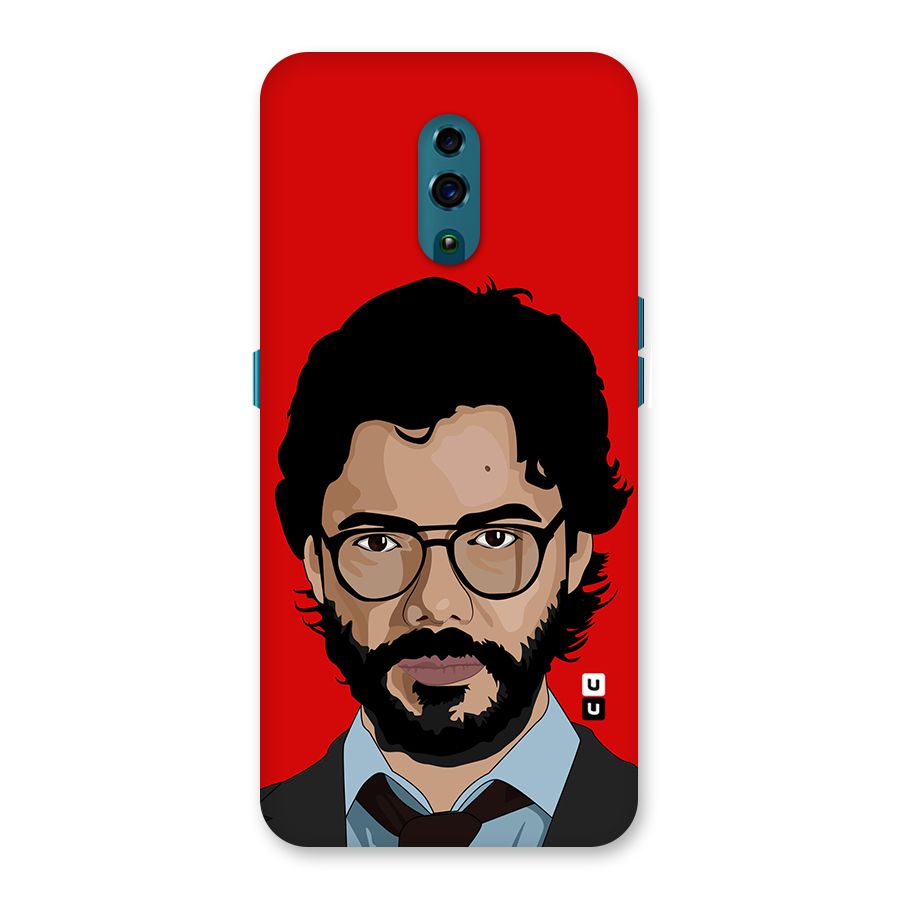 The Professor Illustration Art Back Case for Oppo Reno