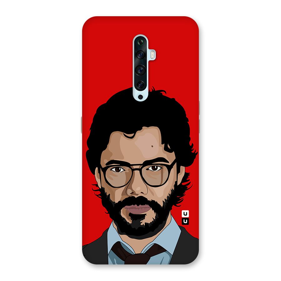 The Professor Illustration Art Back Case for Oppo Reno2 Z