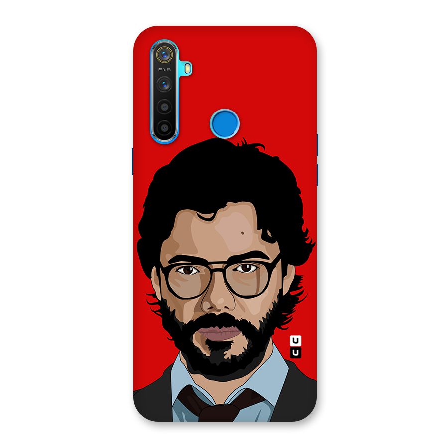 The Professor Illustration Art Back Case for Realme 5s