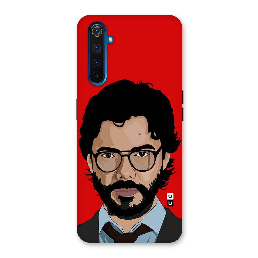 The Professor Illustration Art Back Case for Realme 6 Pro