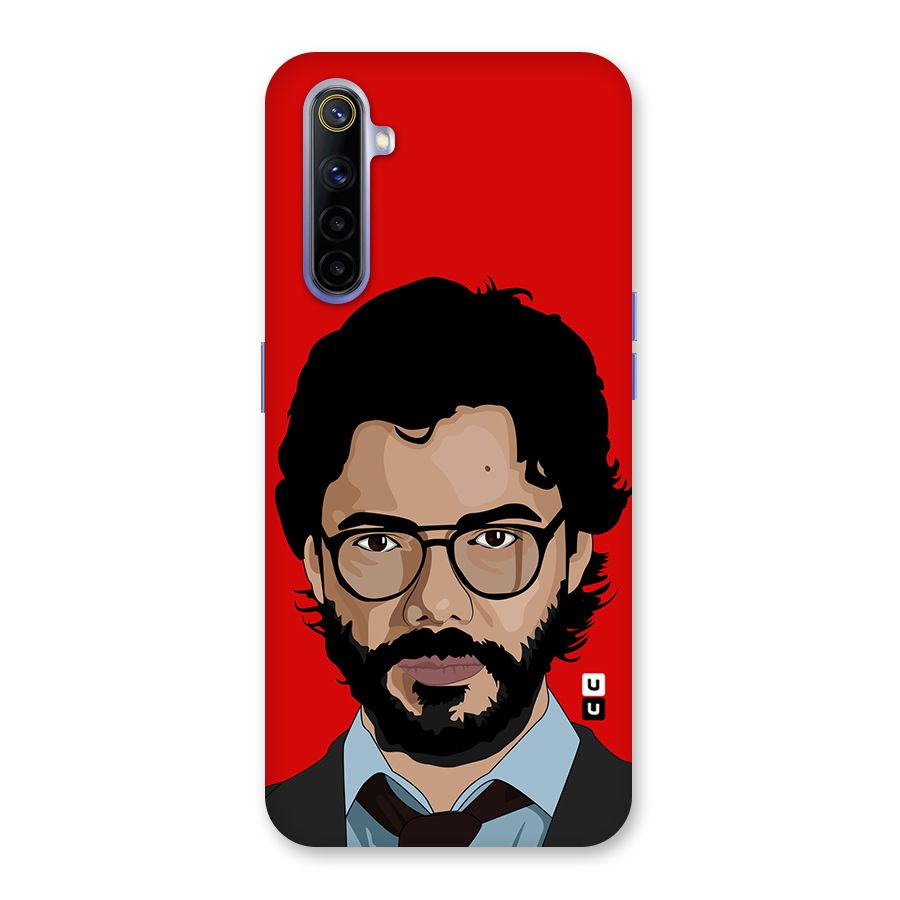 The Professor Illustration Art Back Case for Realme 6i