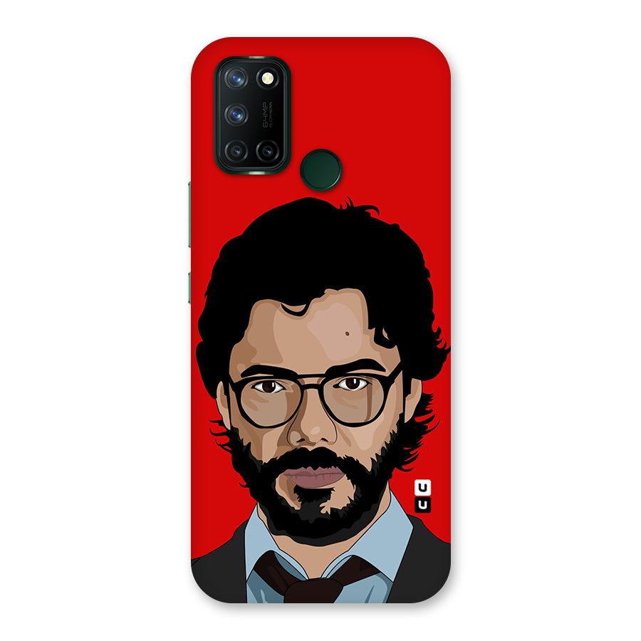 The Professor Illustration Art Back Case for Realme 7i