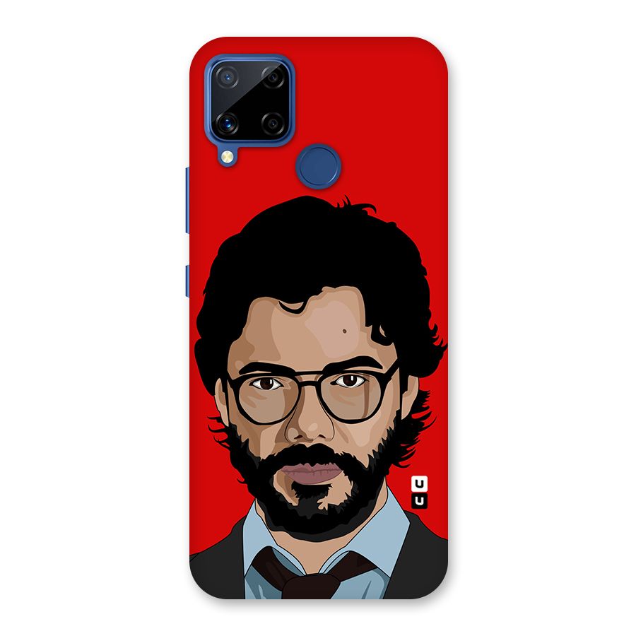 The Professor Illustration Art Back Case for Realme C15