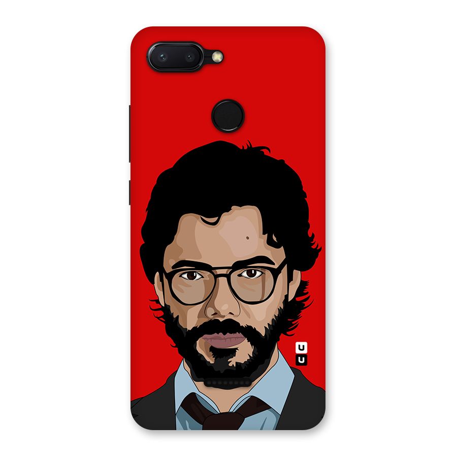 The Professor Illustration Art Back Case for Redmi 6