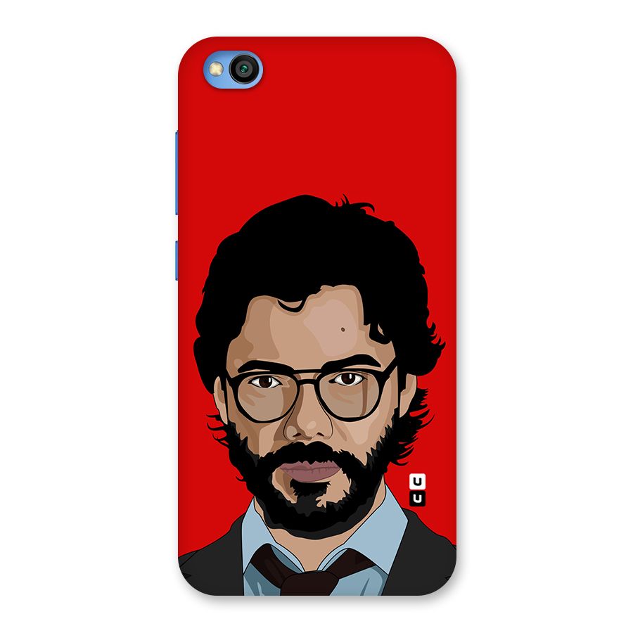 The Professor Illustration Art Back Case for Redmi Go