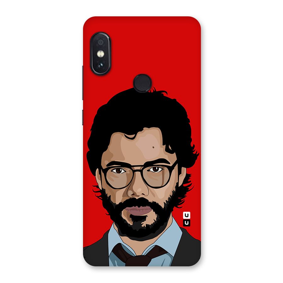 The Professor Illustration Art Back Case for Redmi Note 5 Pro