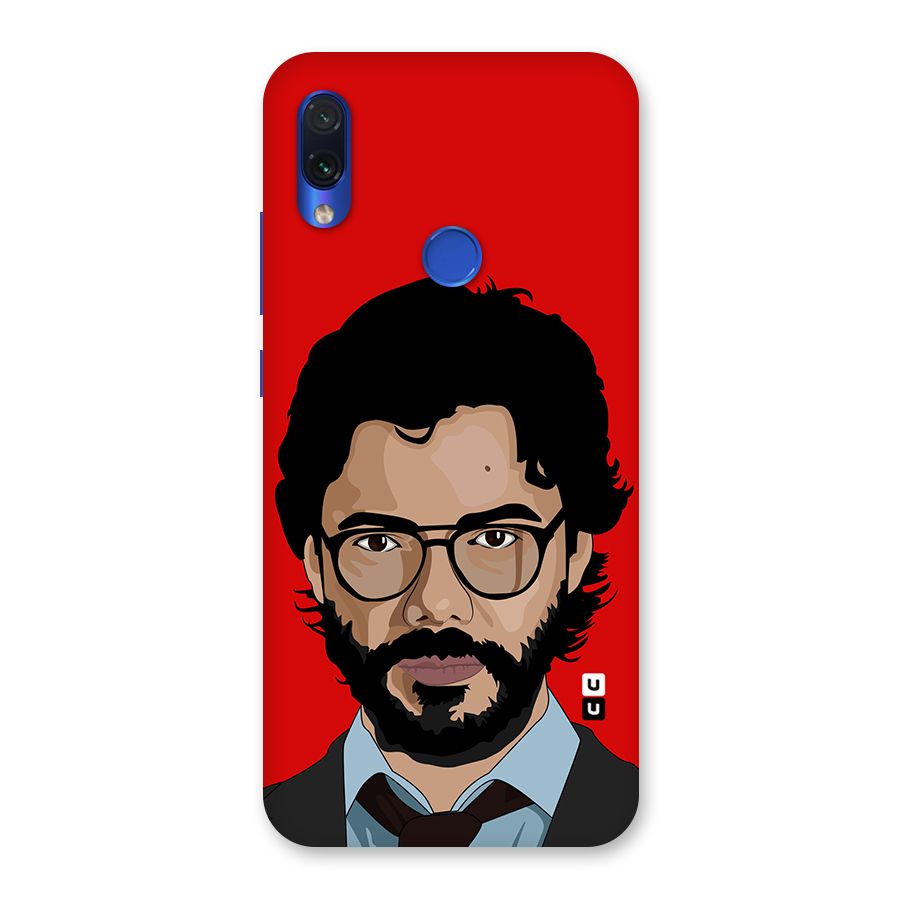 The Professor Illustration Art Back Case for Redmi Note 7