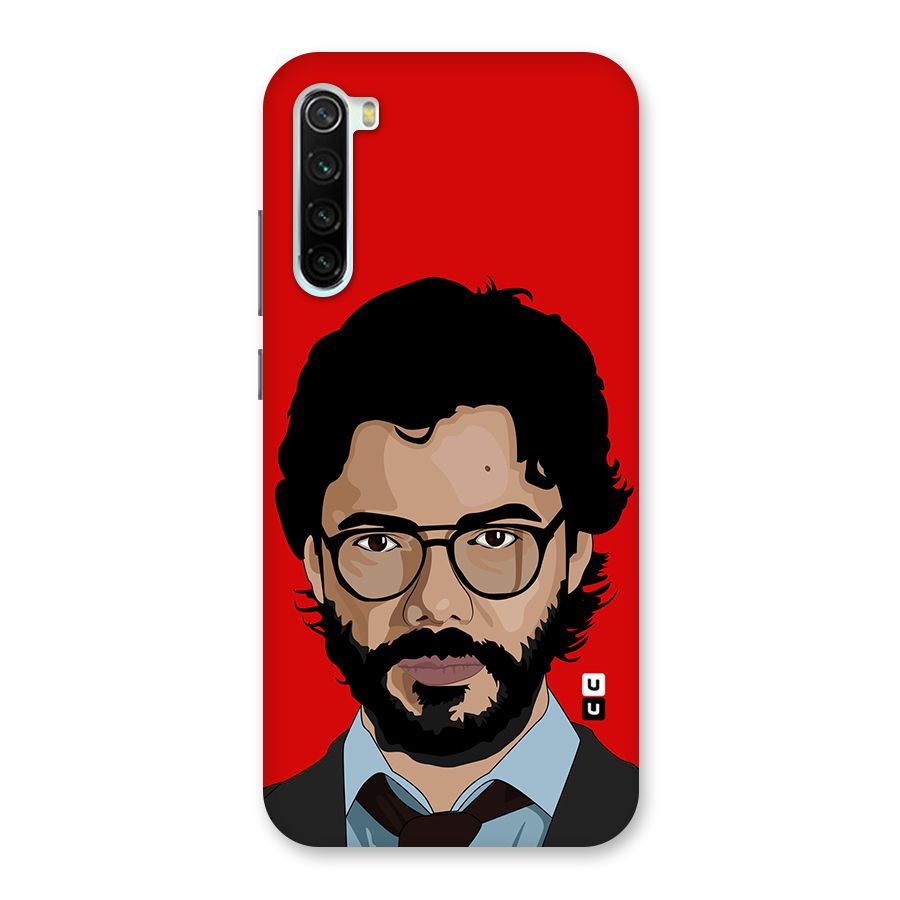 The Professor Illustration Art Back Case for Redmi Note 8