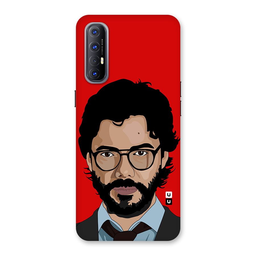 The Professor Illustration Art Back Case for Reno3 Pro