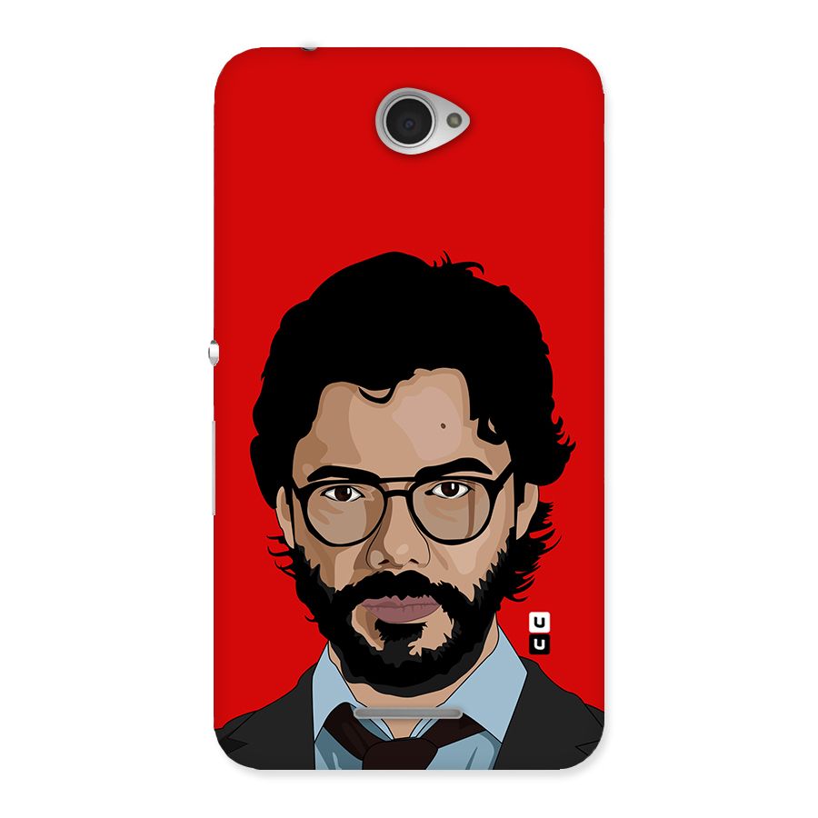 The Professor Illustration Art Back Case for Sony Xperia E4