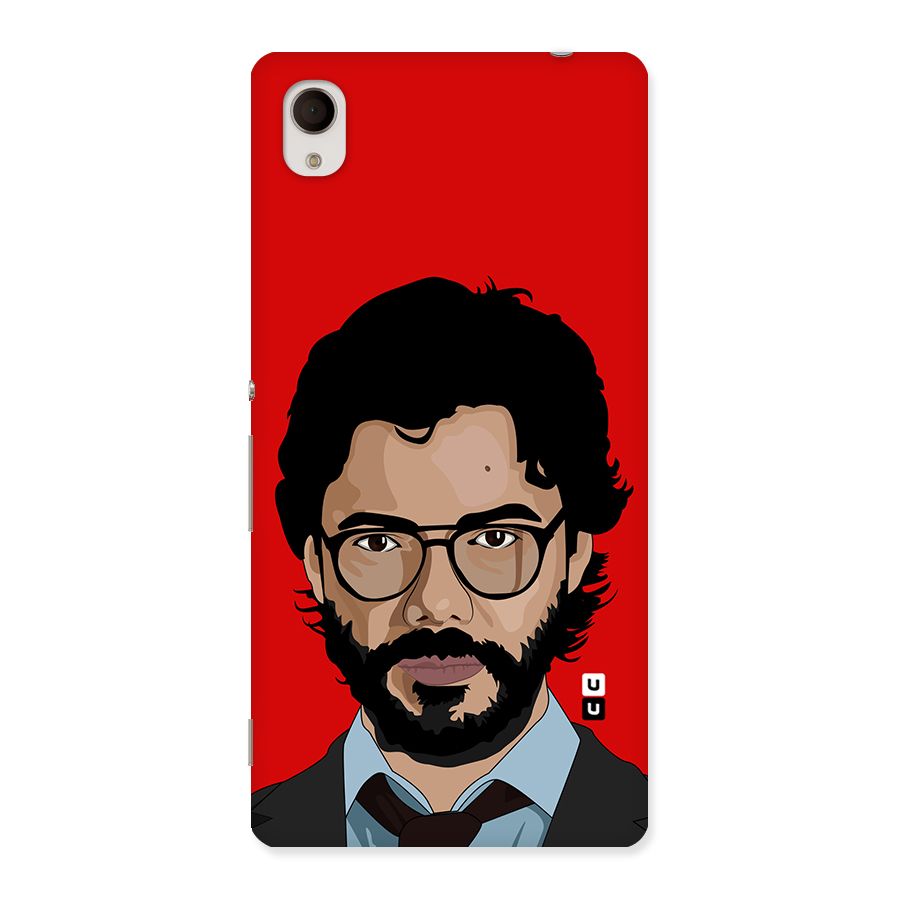 The Professor Illustration Art Back Case for Sony Xperia M4