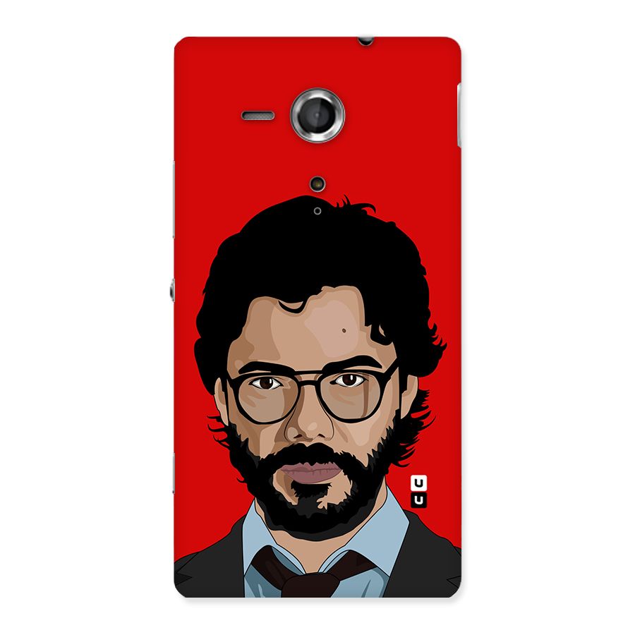 The Professor Illustration Art Back Case for Sony Xperia SP