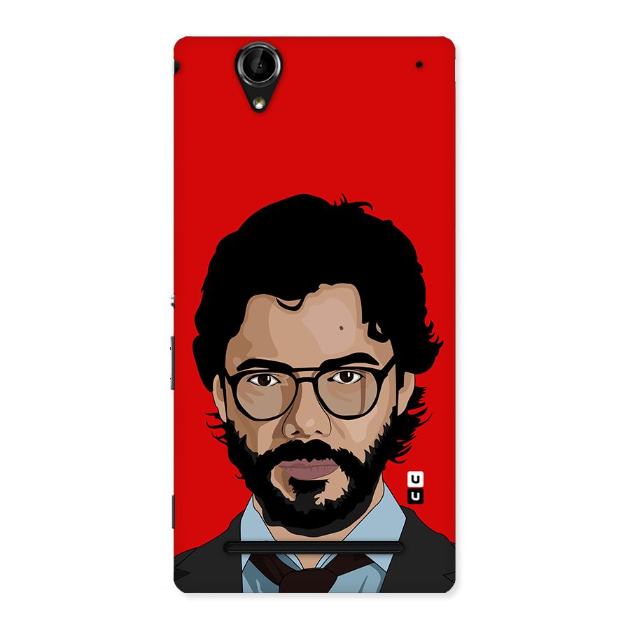 The Professor Illustration Art Back Case for Sony Xperia T2