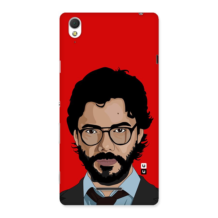 The Professor Illustration Art Back Case for Sony Xperia T3