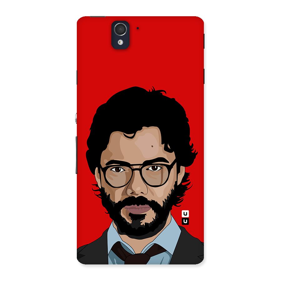 The Professor Illustration Art Back Case for Sony Xperia Z
