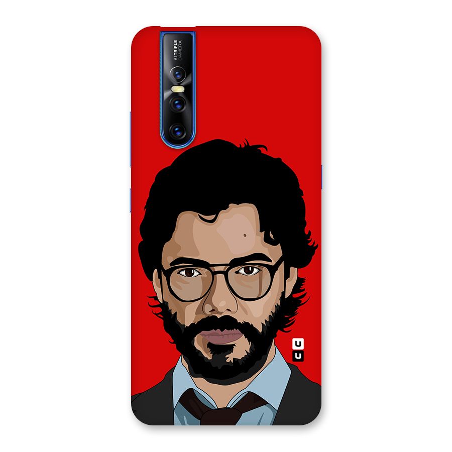 The Professor Illustration Art Back Case for Vivo V15 Pro