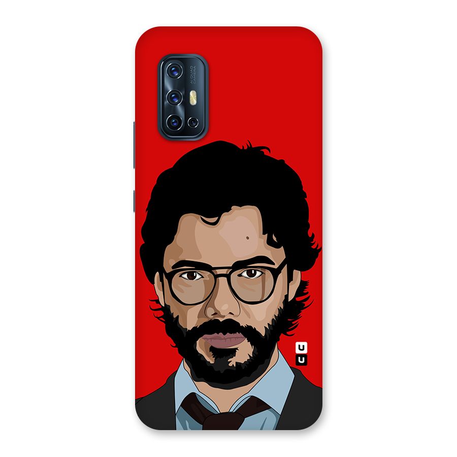 The Professor Illustration Art Back Case for Vivo V17