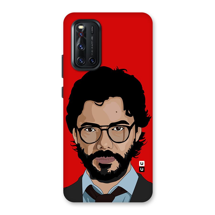 The Professor Illustration Art Back Case for Vivo V19