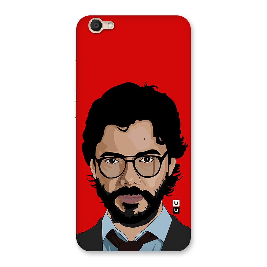 The Professor Illustration Art Back Case for Vivo V5