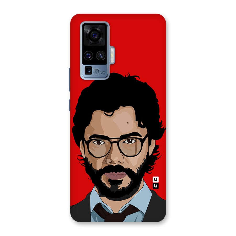 The Professor Illustration Art Back Case for Vivo X50 Pro