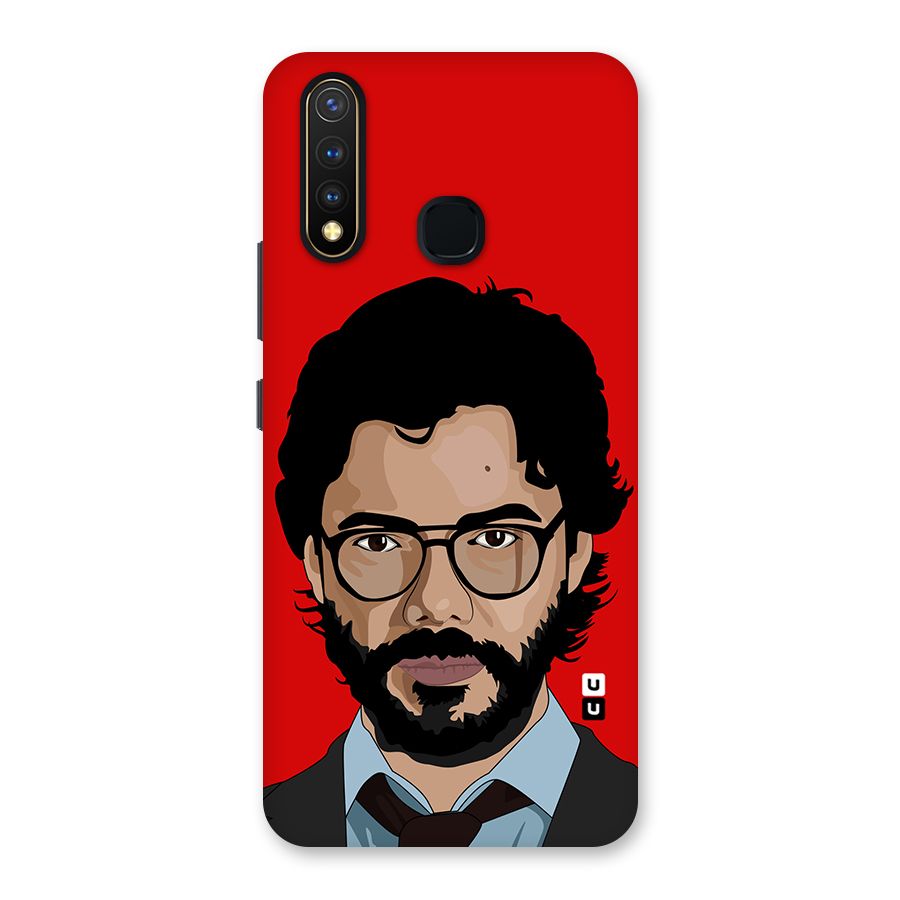 The Professor Illustration Art Back Case for Vivo Y19