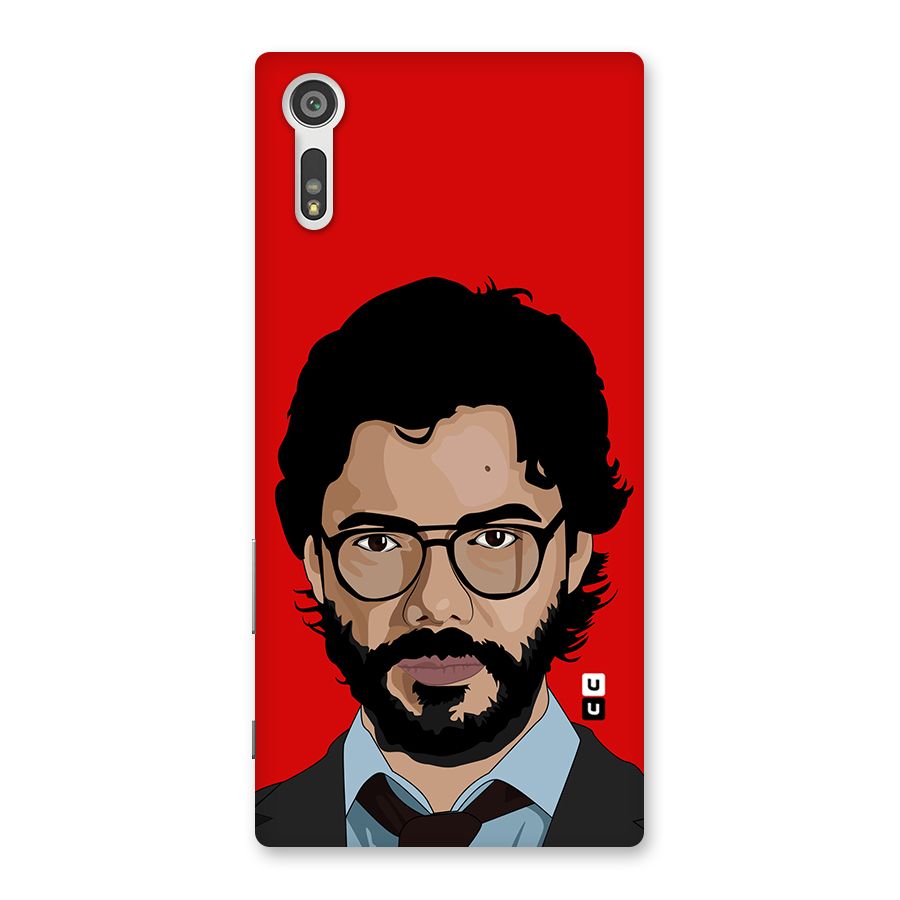 The Professor Illustration Art Back Case for Xperia XZ